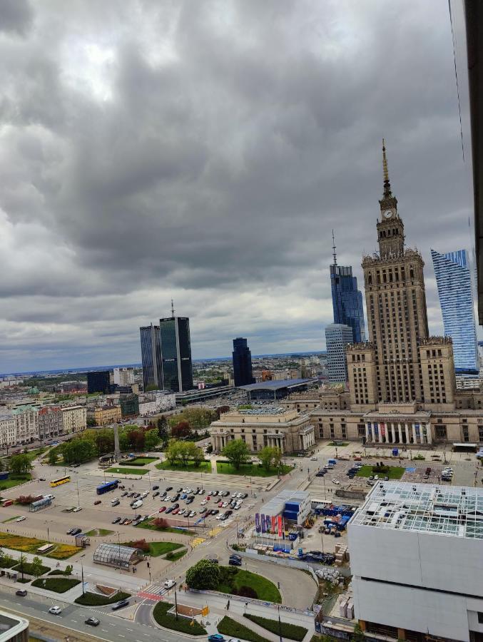 23Rd Floor 3Br Apt With Views Of Warszawa Exteriör bild